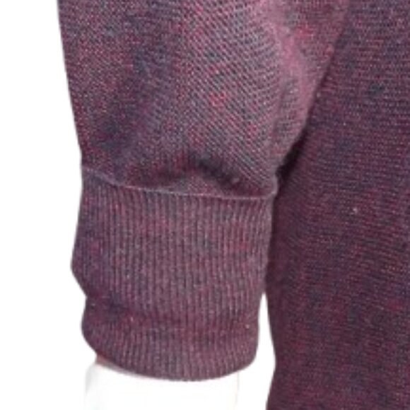 CYPRESS LINKS Cardigan Sweater, L, Maroon flecked, Long sleeve, Vintage, Buttons - Picture 2 of 10